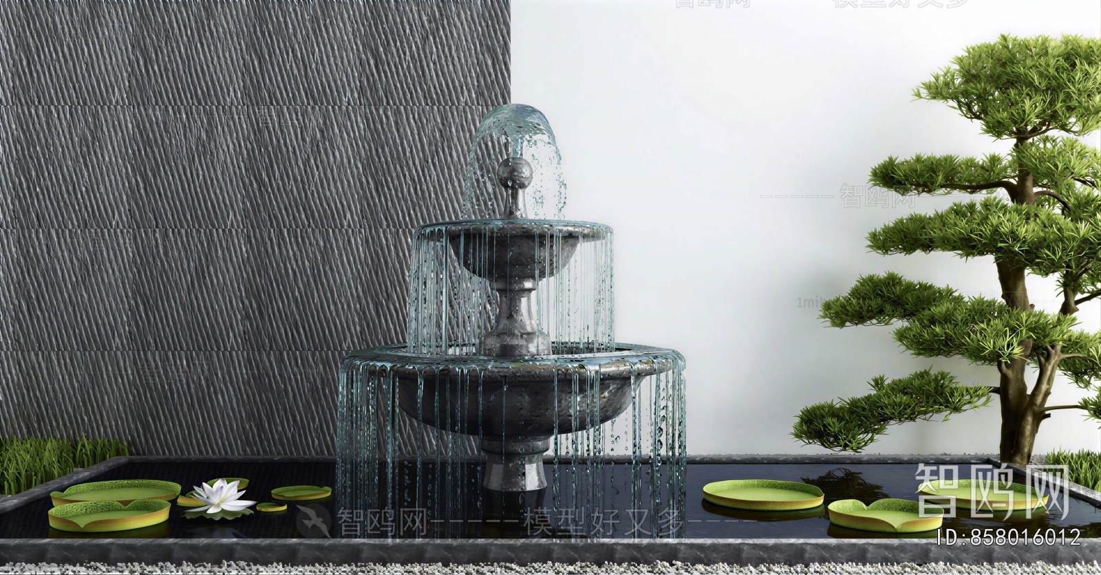 Modern Rockery Waterscape