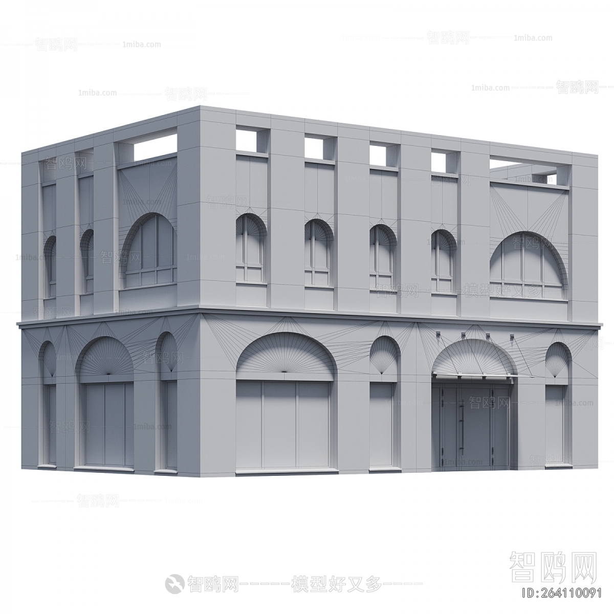 European Style Appearance Of Commercial Building