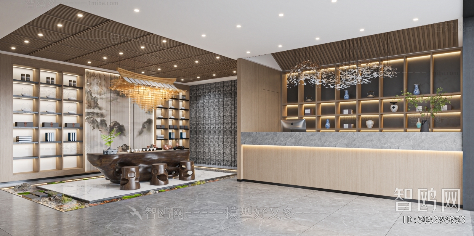 New Chinese Style Teahouse Tea House