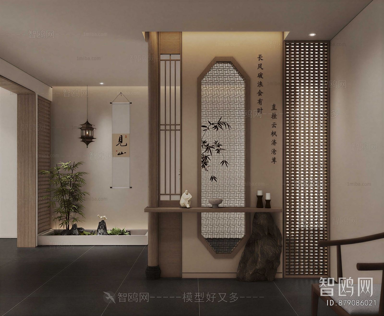 New Chinese Style Hallway