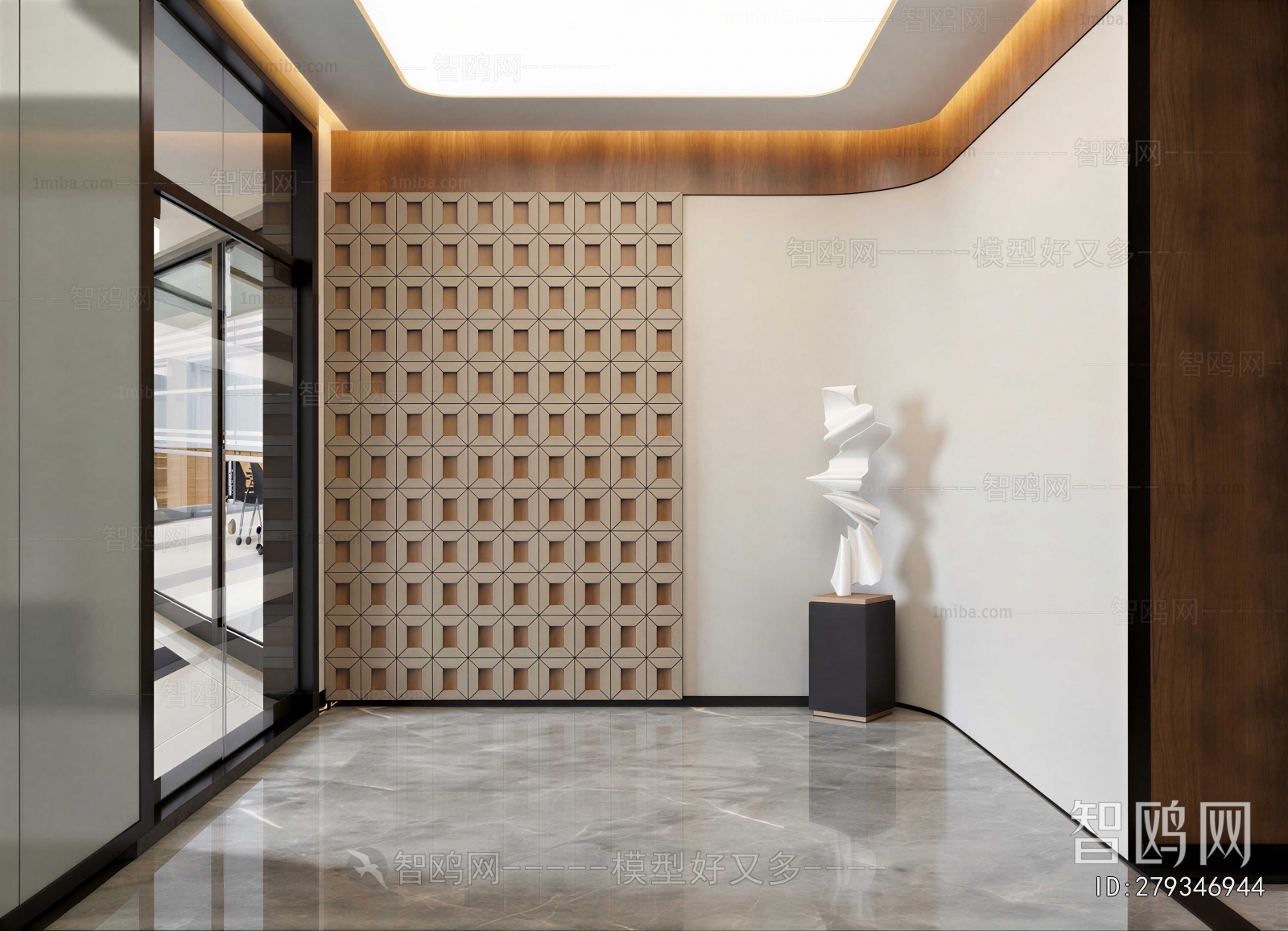 Modern Office Aisle