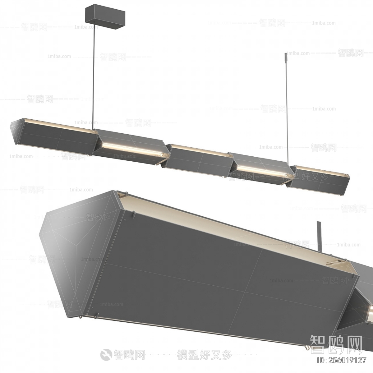 Modern Long Chandelier
