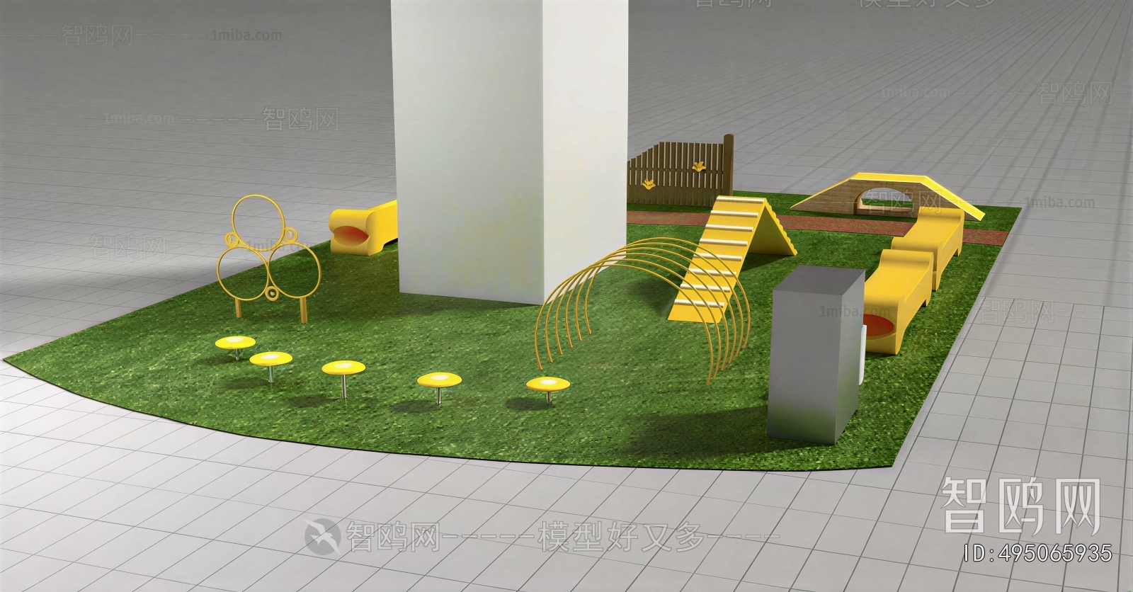 Modern Park Landscape