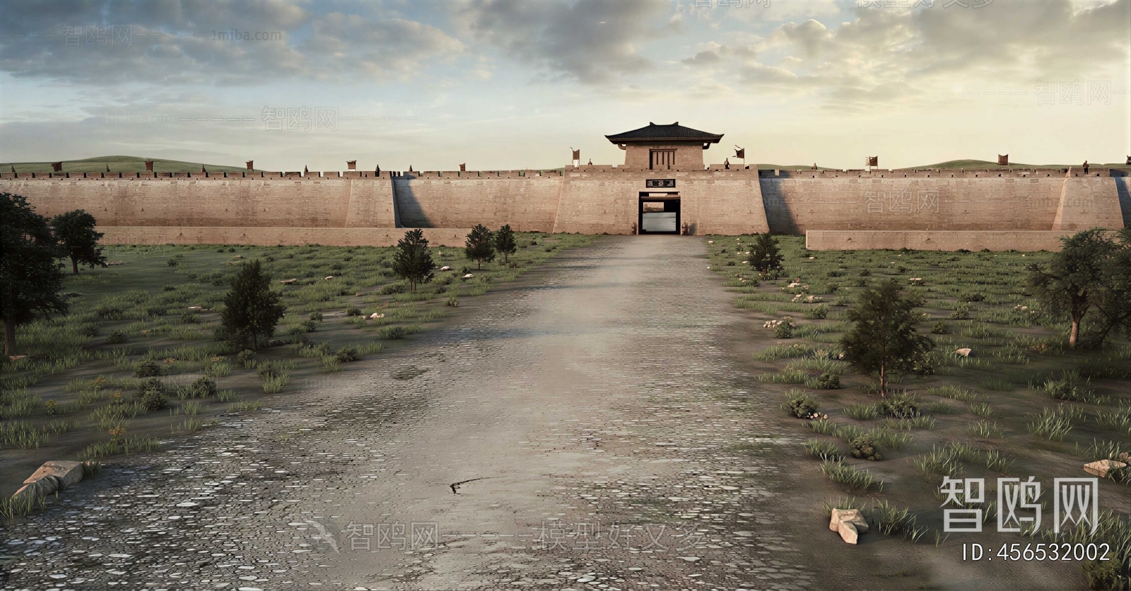 Chinese Style Ancient Architectural Buildings