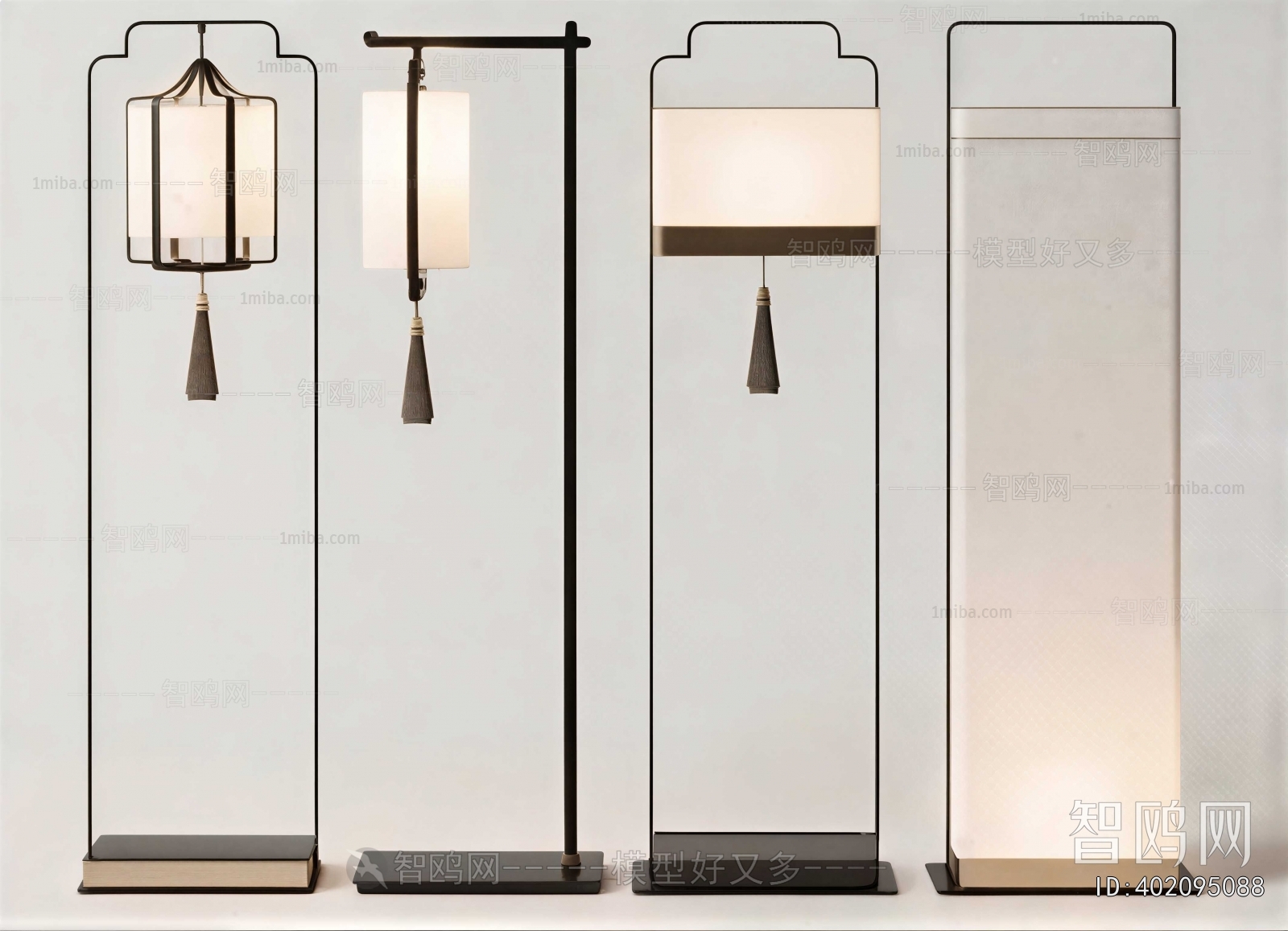 New Chinese Style Floor Lamp
