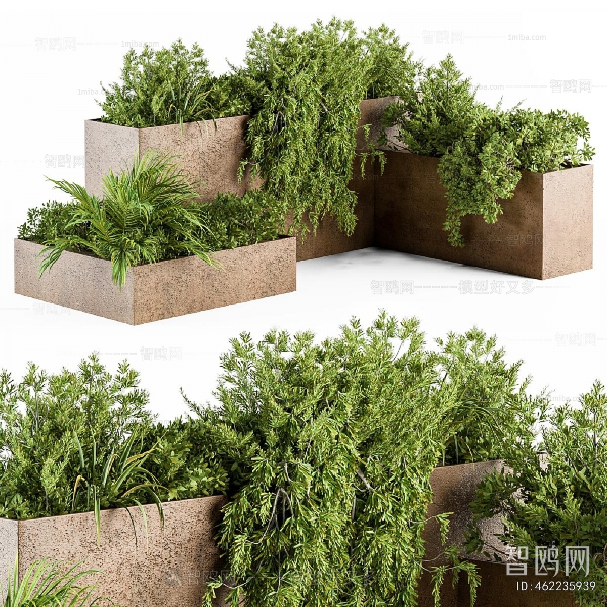 Modern Flower Bed, Flower Bowl, Flower Box