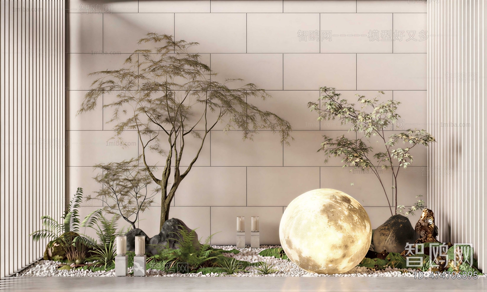 New Chinese Style Plant Landscaping