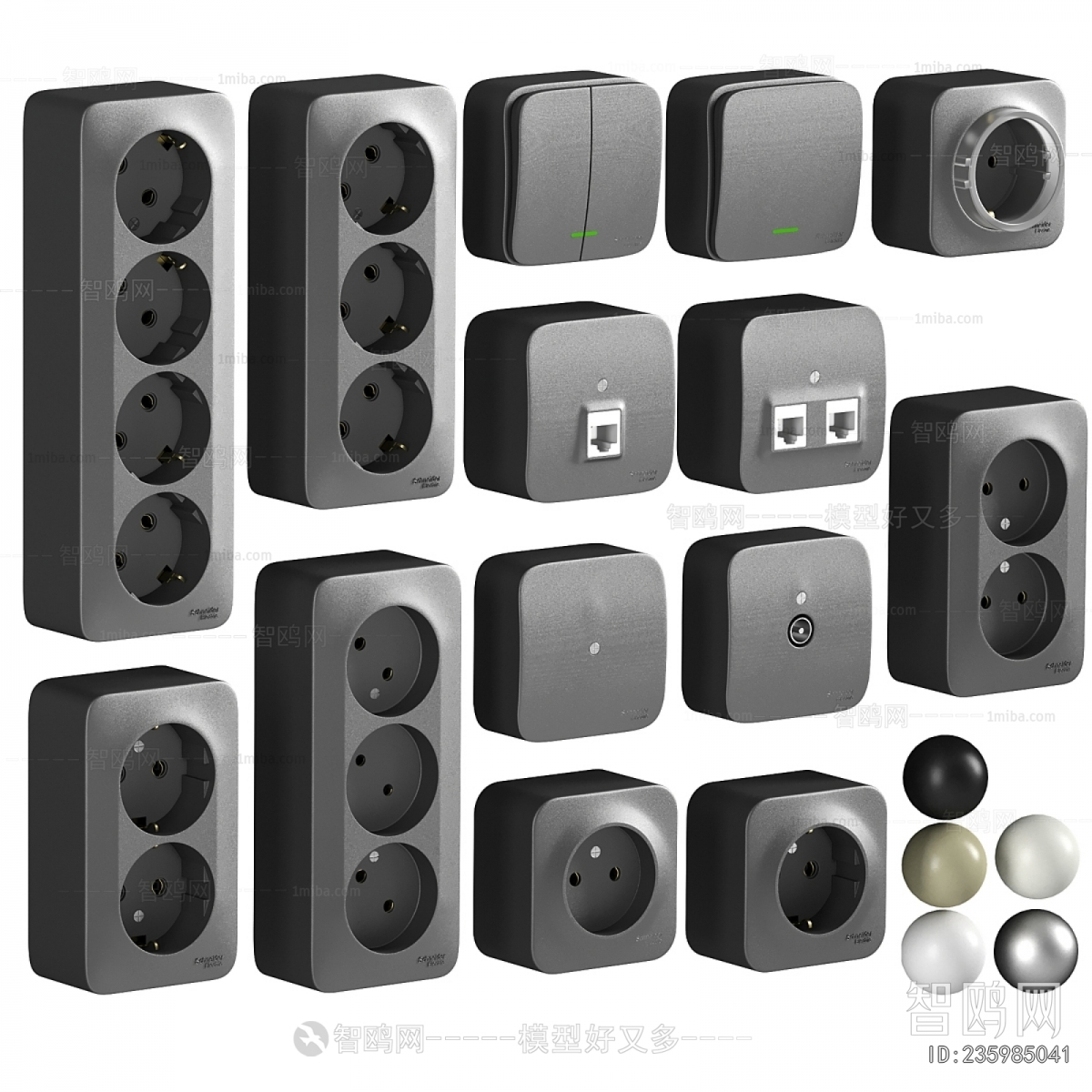 Modern Switch Socket Panel