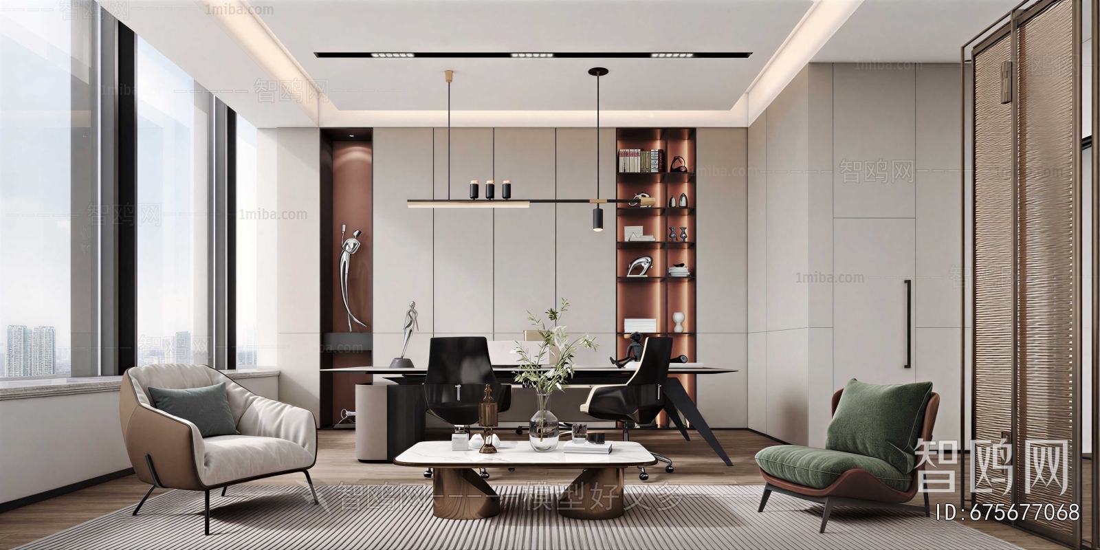 Modern Manager's Office