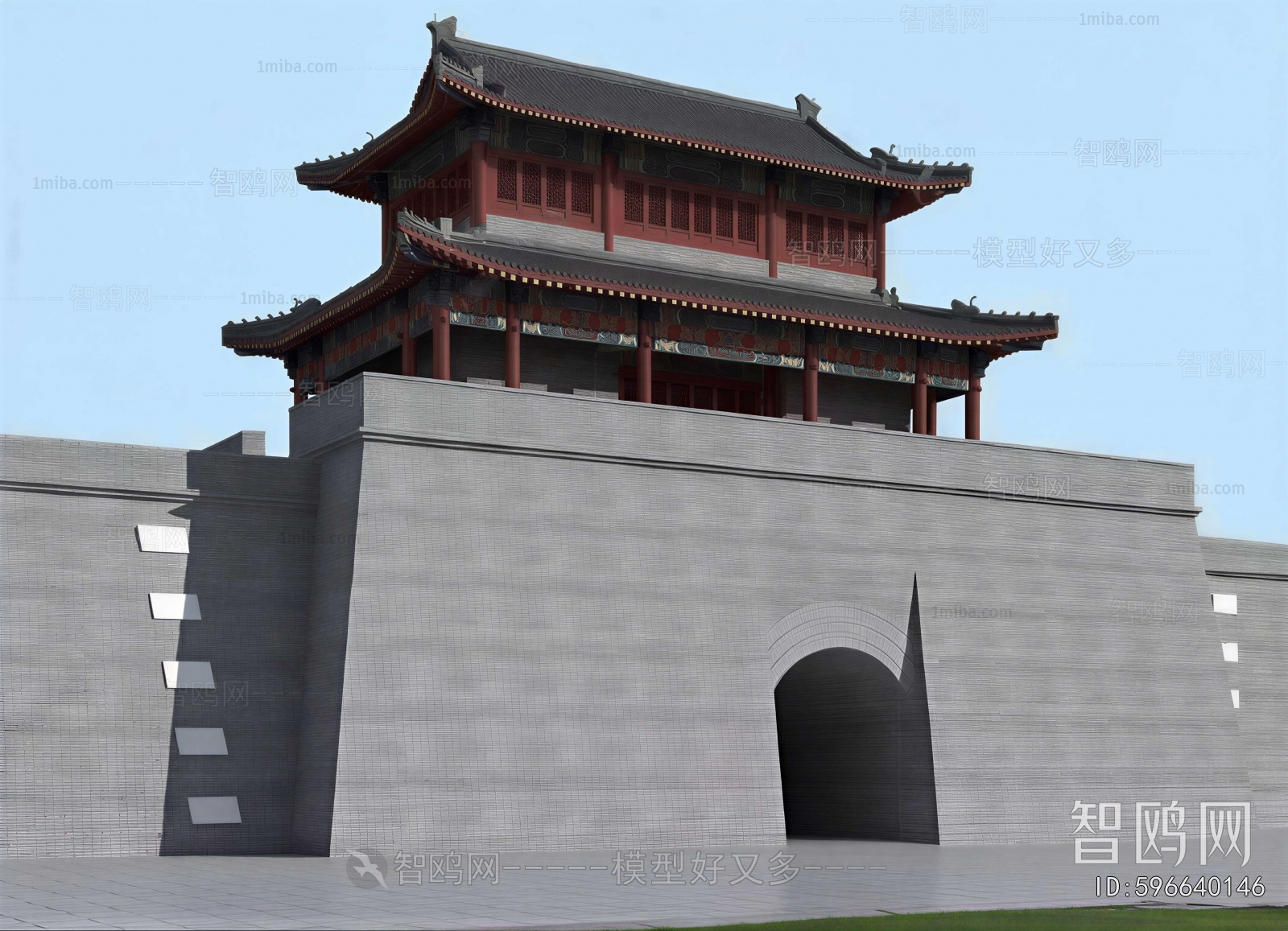 Chinese Style Ancient Architectural Buildings