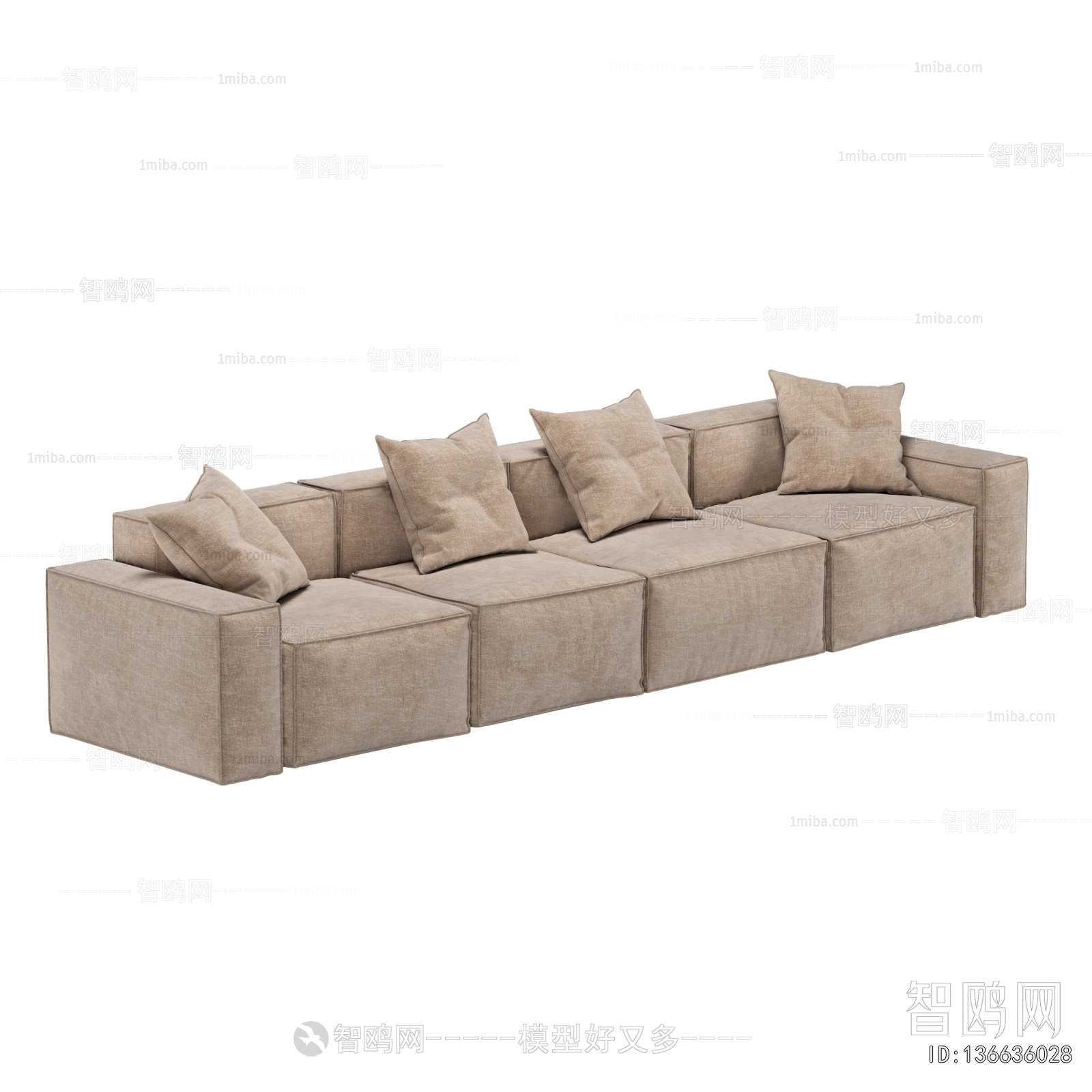 Modern Multi Person Sofa