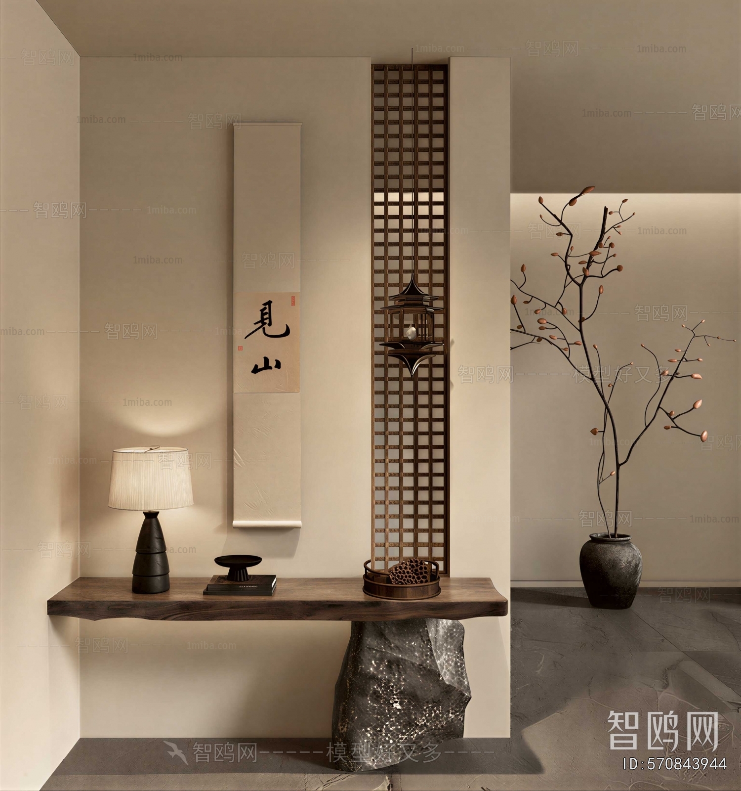 New Chinese Style Hallway