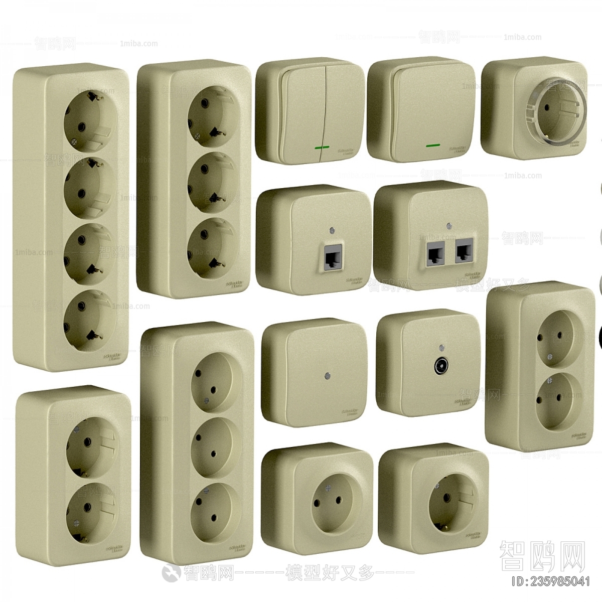 Modern Switch Socket Panel