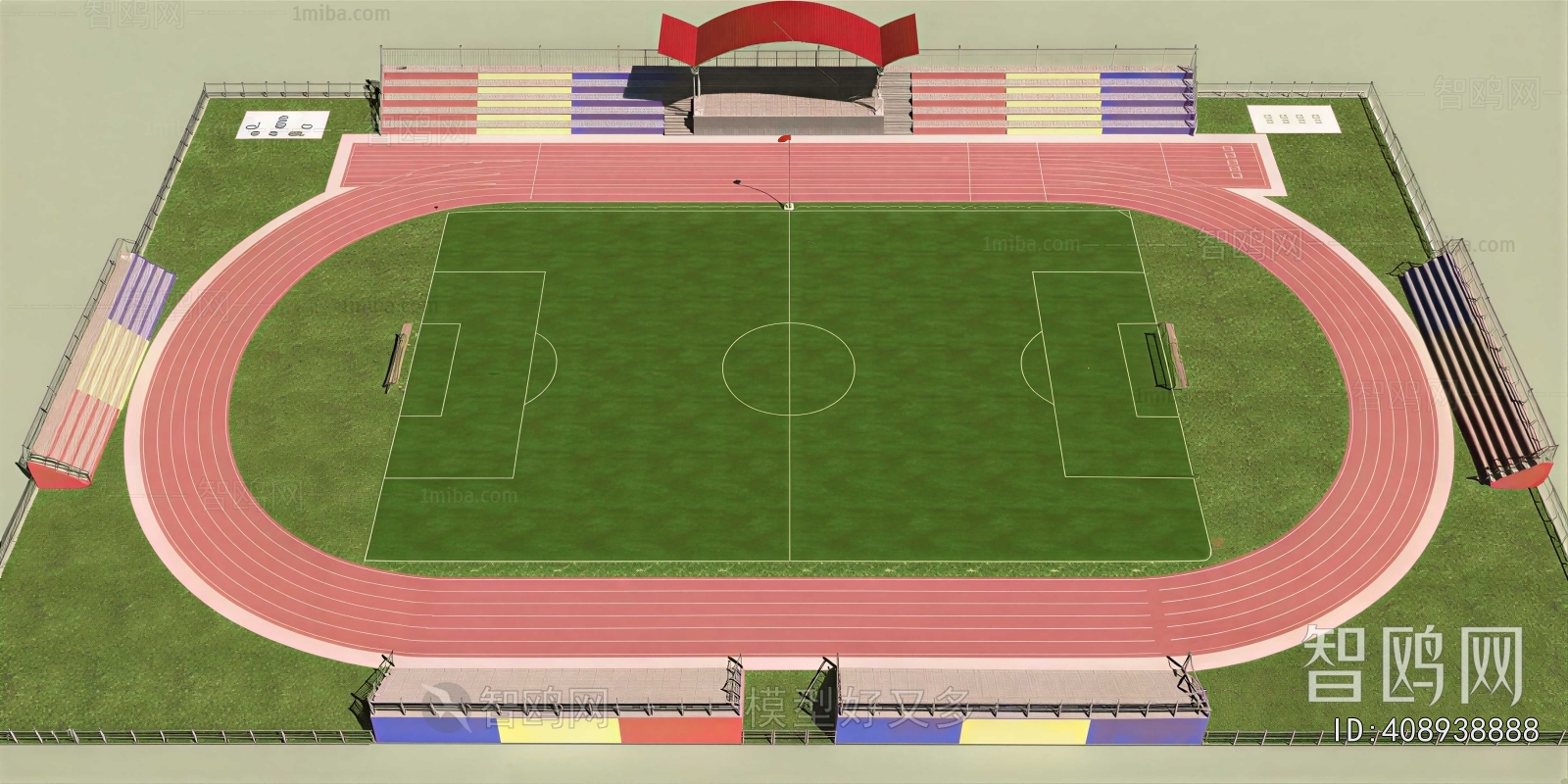 Modern Outdoor Sports Stadium