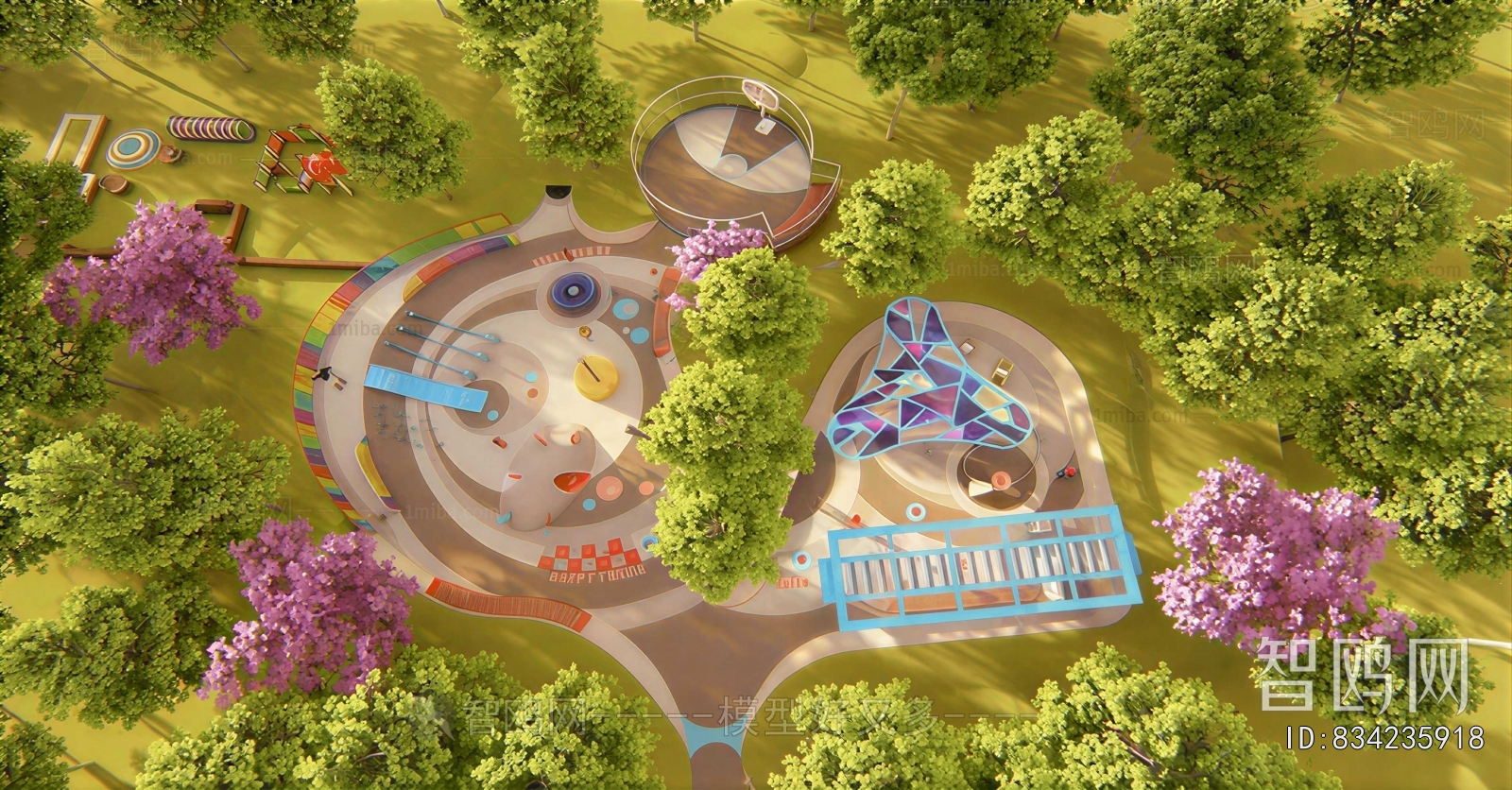 Modern Park Landscape