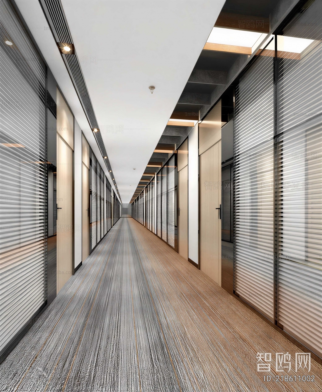 Modern Office Aisle