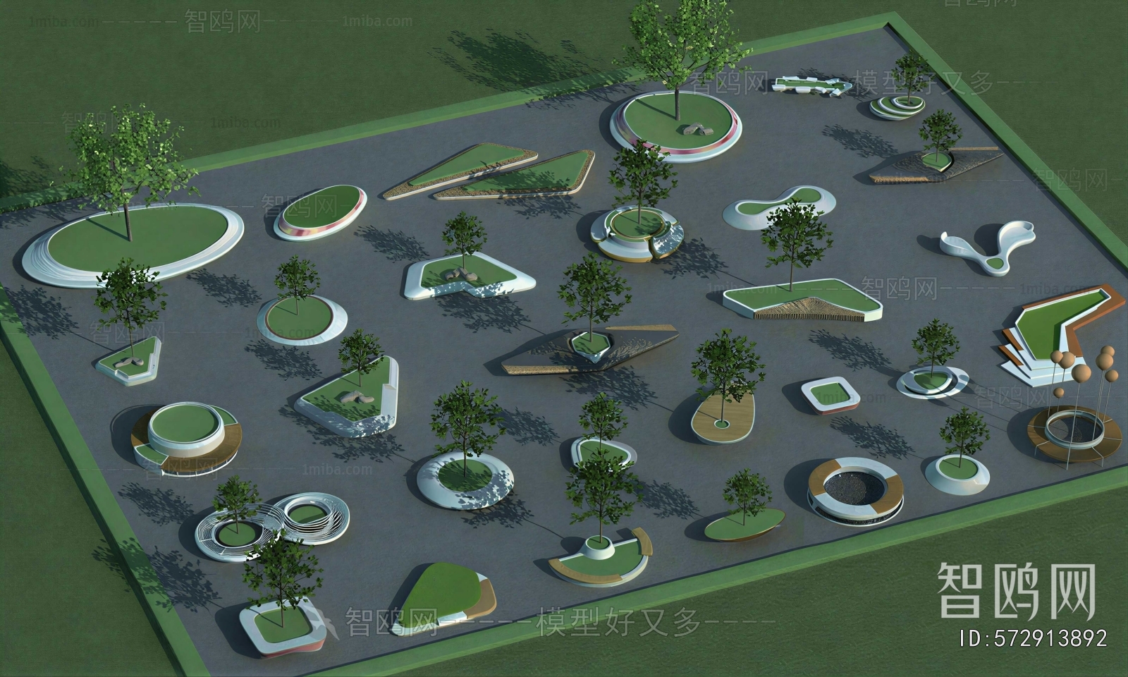 Modern Tree Pool