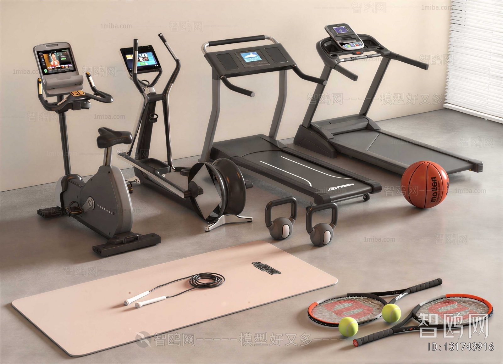 Modern Fitness Equipment