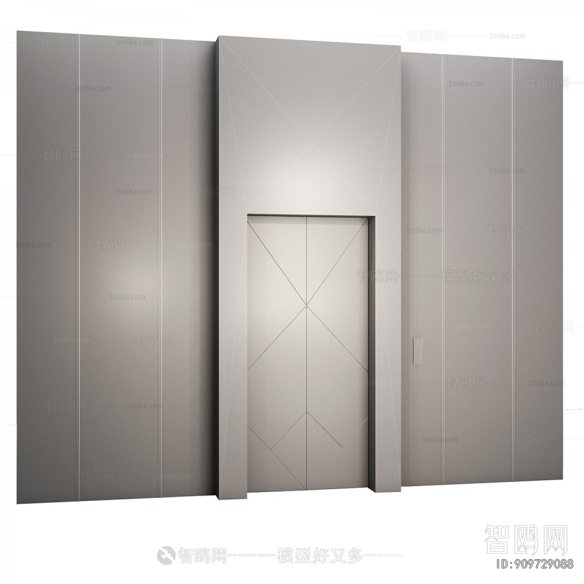 Modern Office Elevator Hall