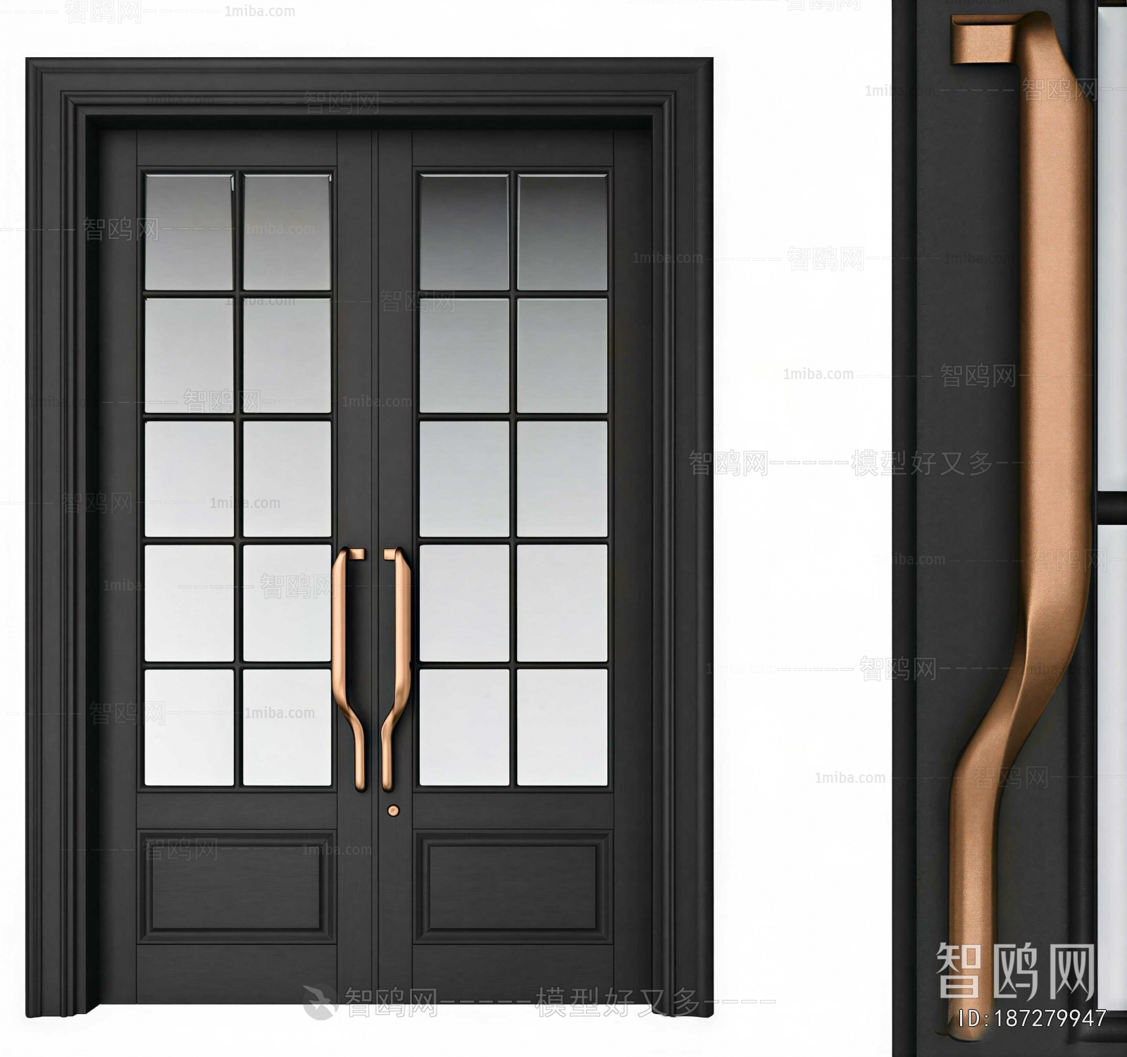Modern Double Door