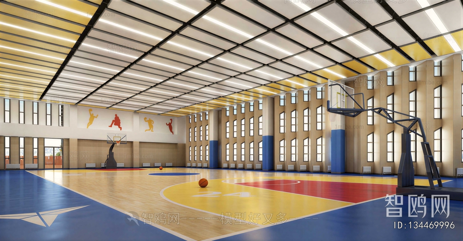Modern Basketball Arena