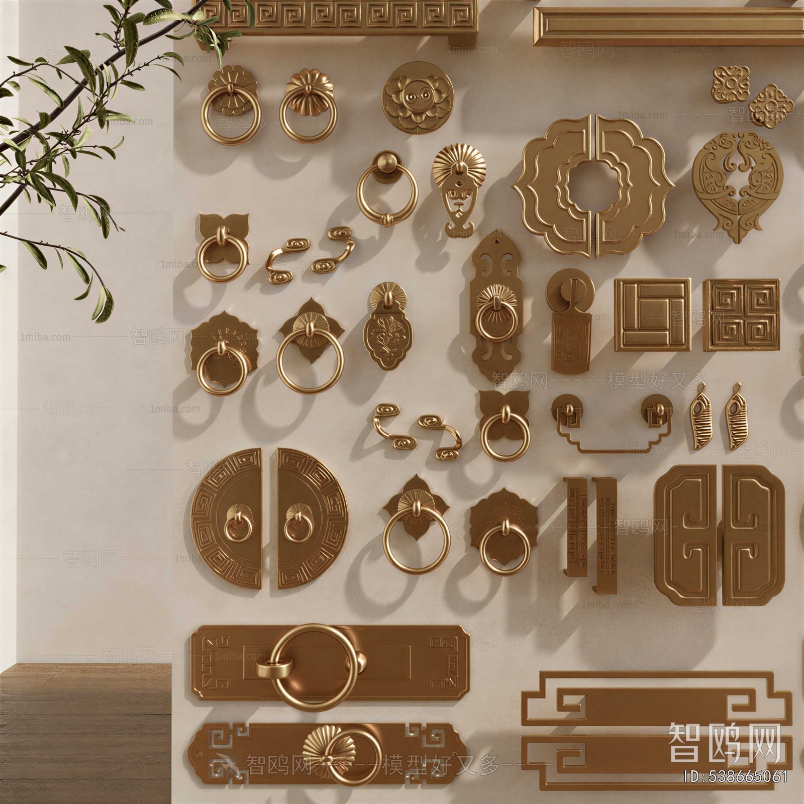 New Chinese Style Door Handle