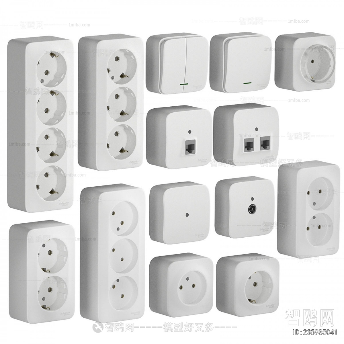 Modern Switch Socket Panel