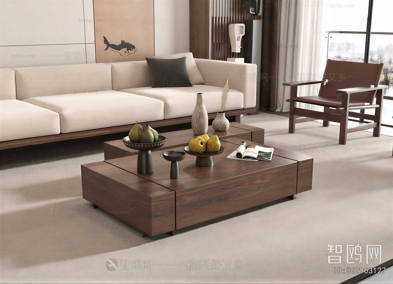 New Chinese Style Sofa Combination