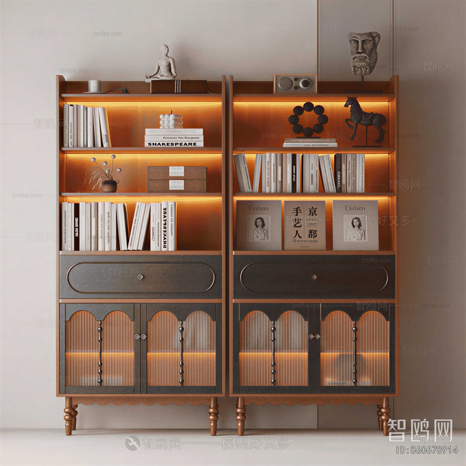 French Style Bookcase