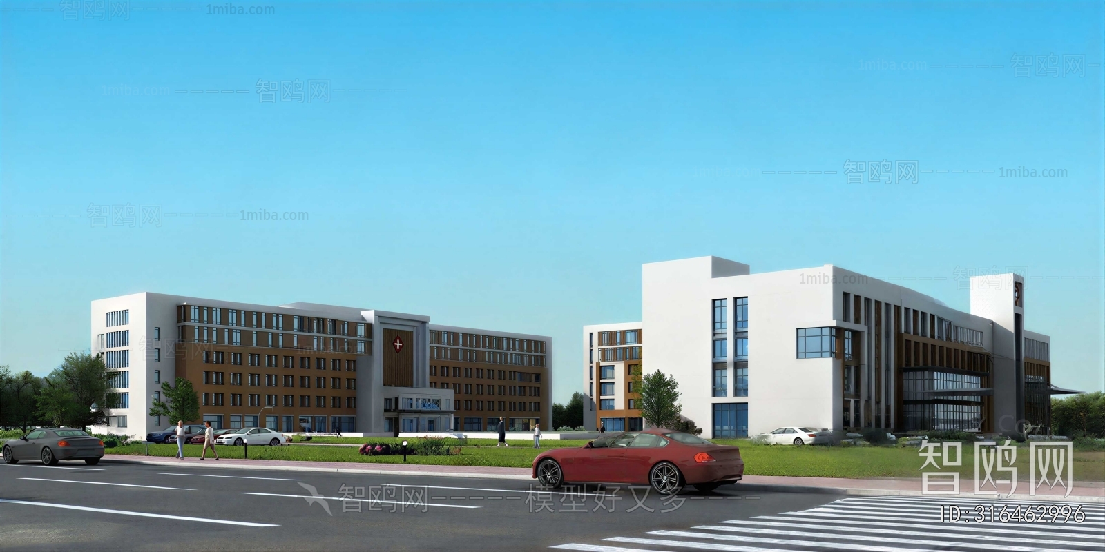Modern School Building