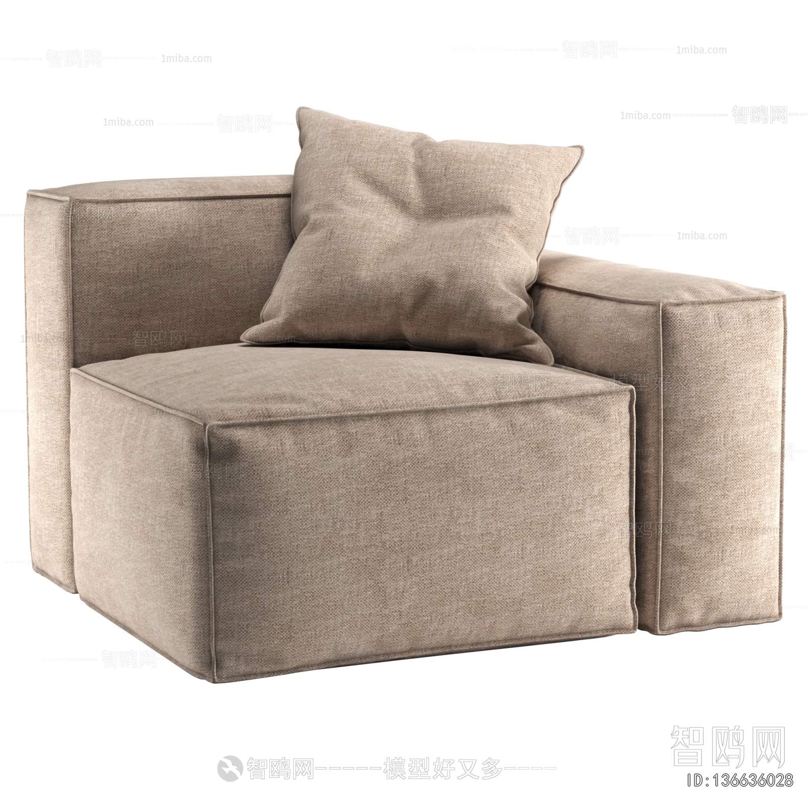 Modern Multi Person Sofa
