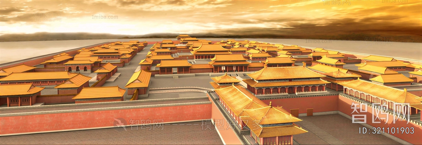 Chinese Style Ancient Architectural Buildings