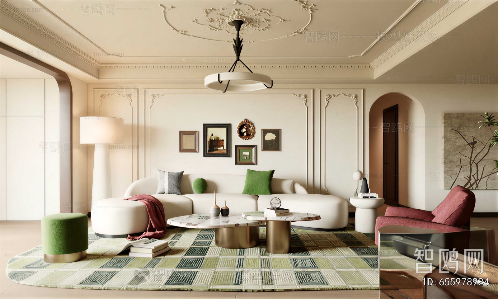 French Style A Living Room