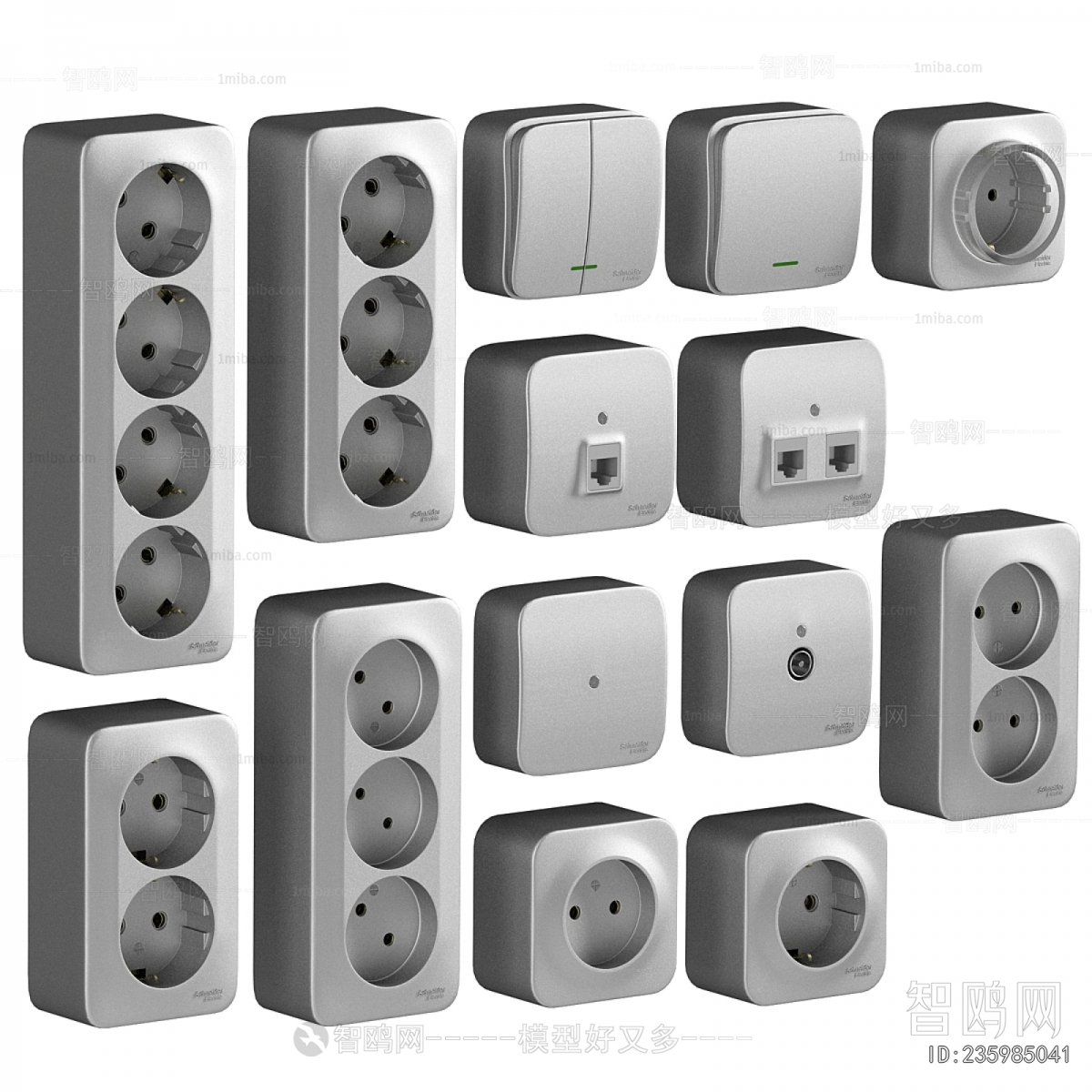 Modern Switch Socket Panel
