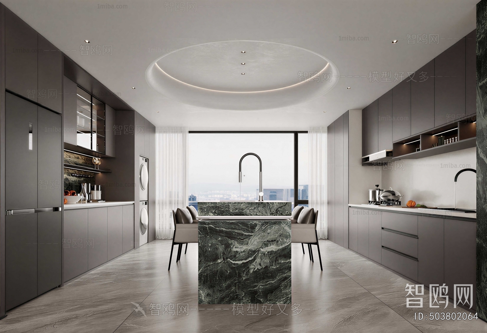 Modern Open Kitchen