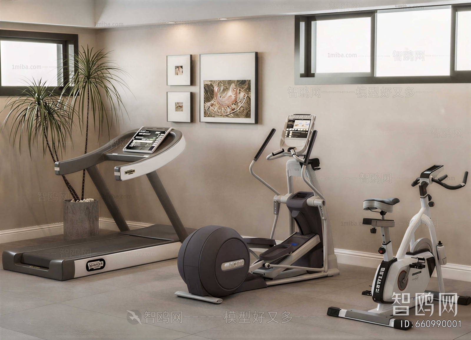 Modern Home Fitness Room