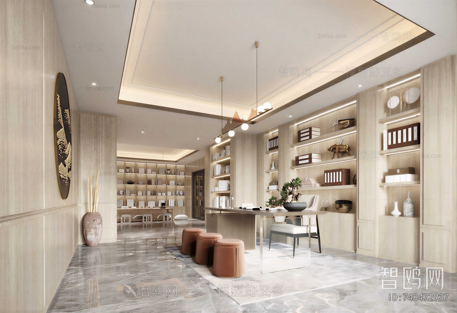 New Chinese Style Teahouse Tea House