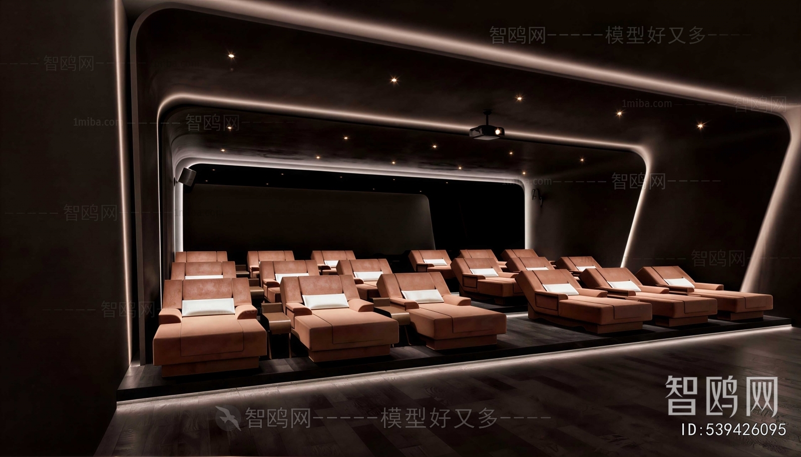 Modern Audiovisual Room