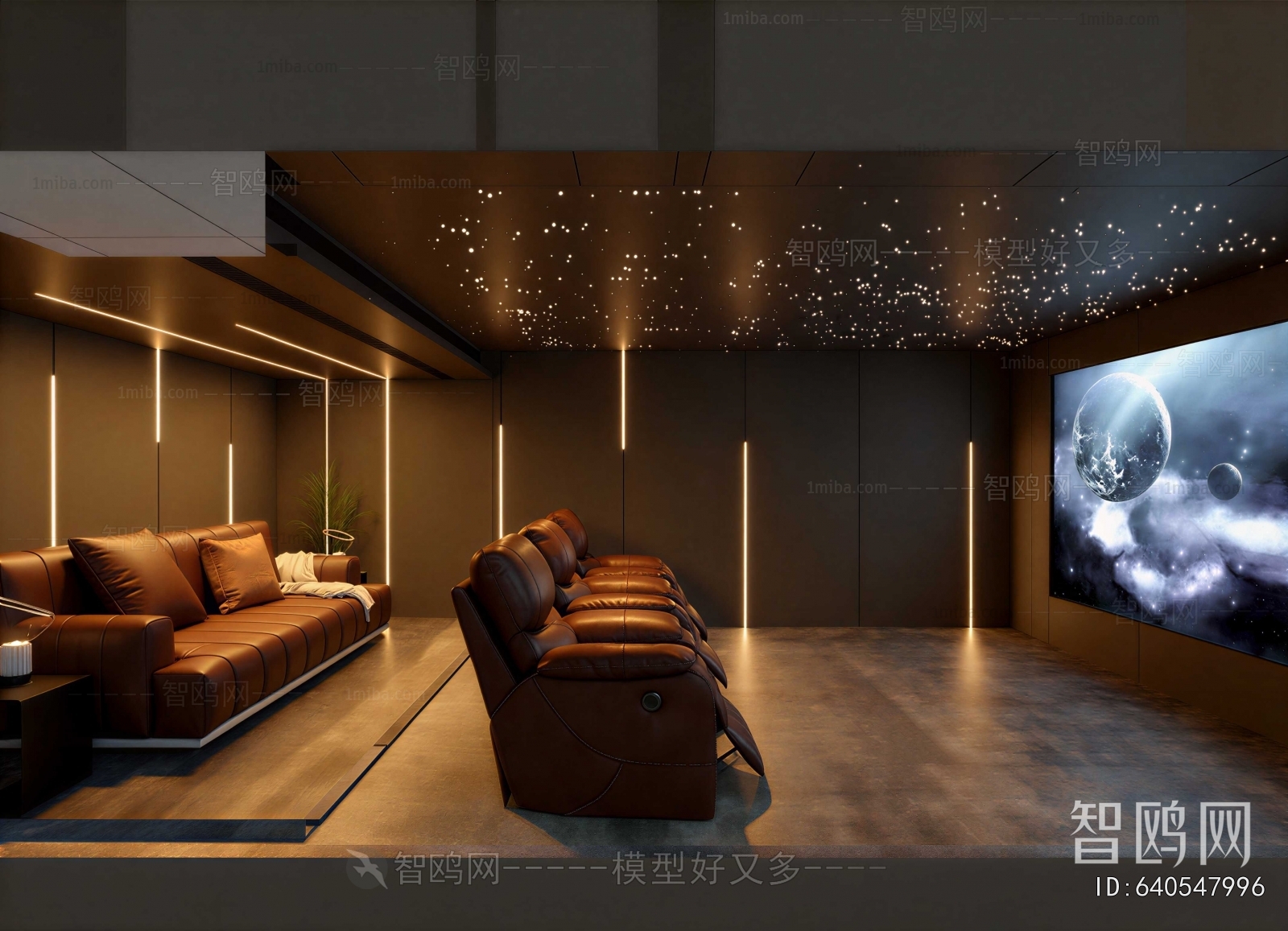 Modern Audiovisual Room