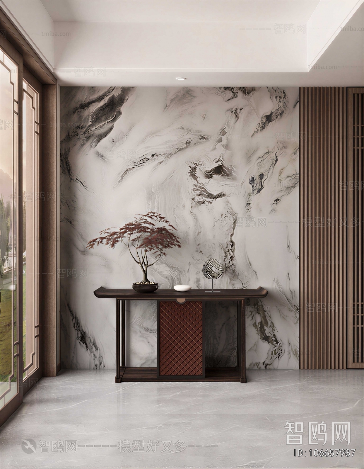 New Chinese Style Hallway