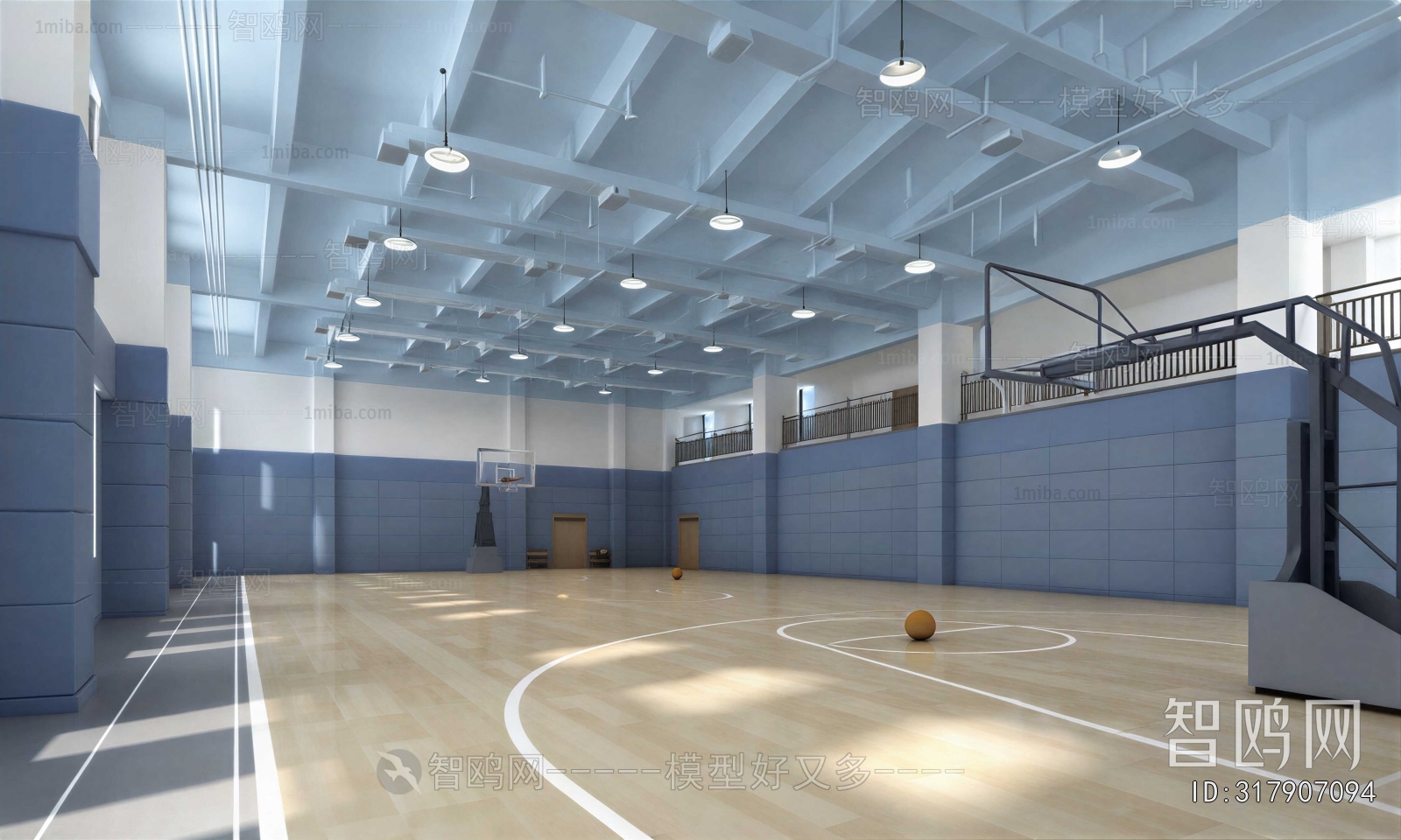 Modern Basketball Arena