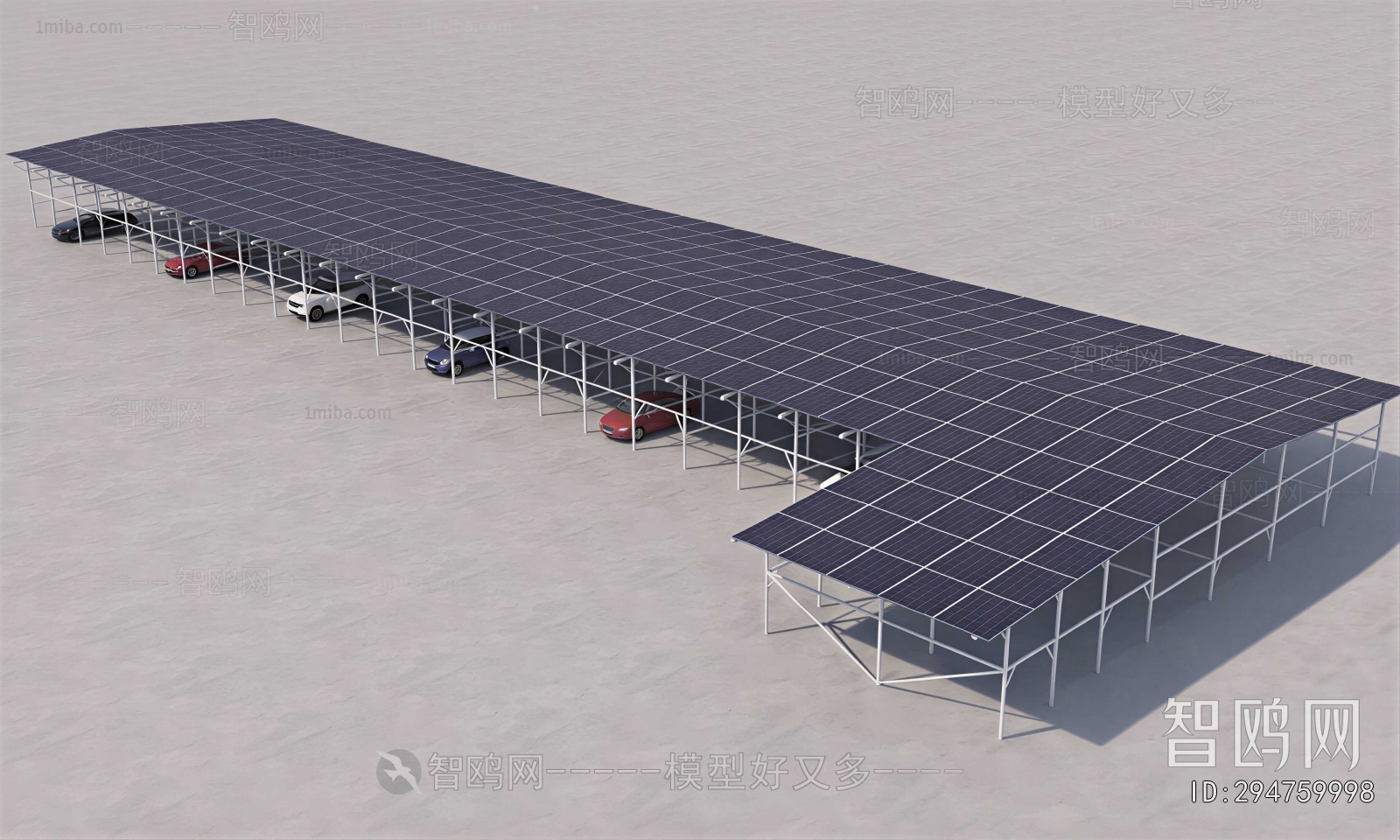 Modern Outdoor Parking Lot