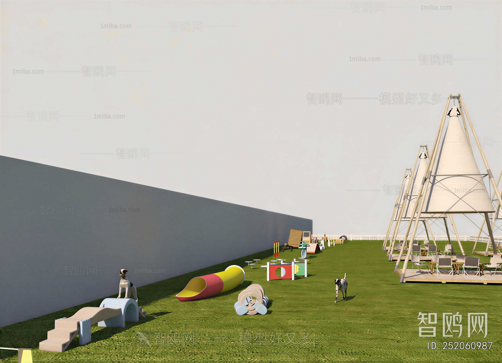 Modern Children's Amusement Park