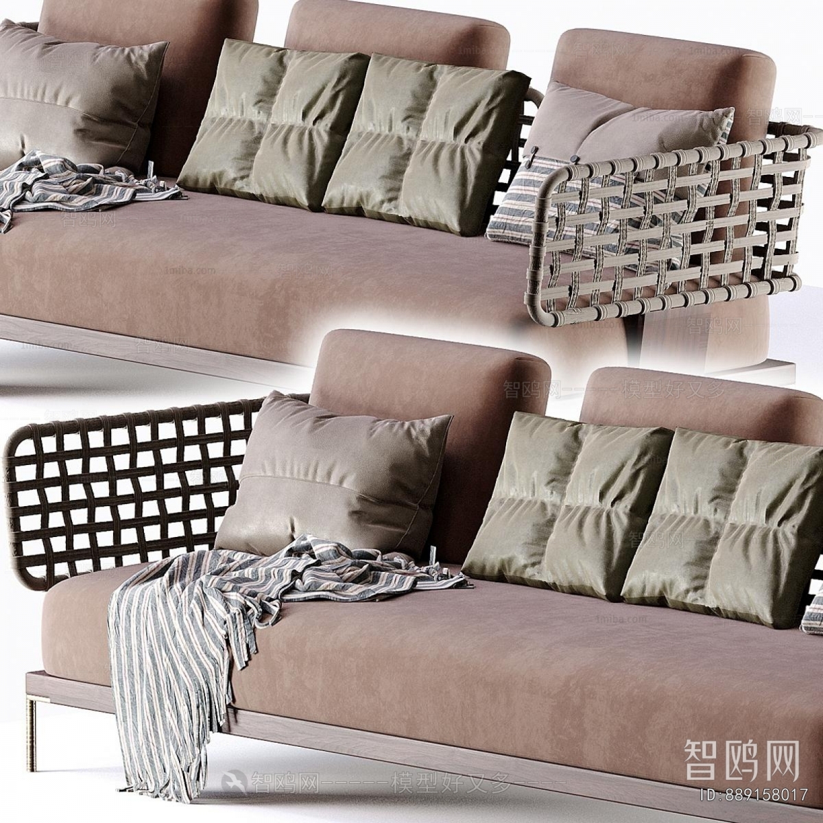 Modern Three-seat Sofa