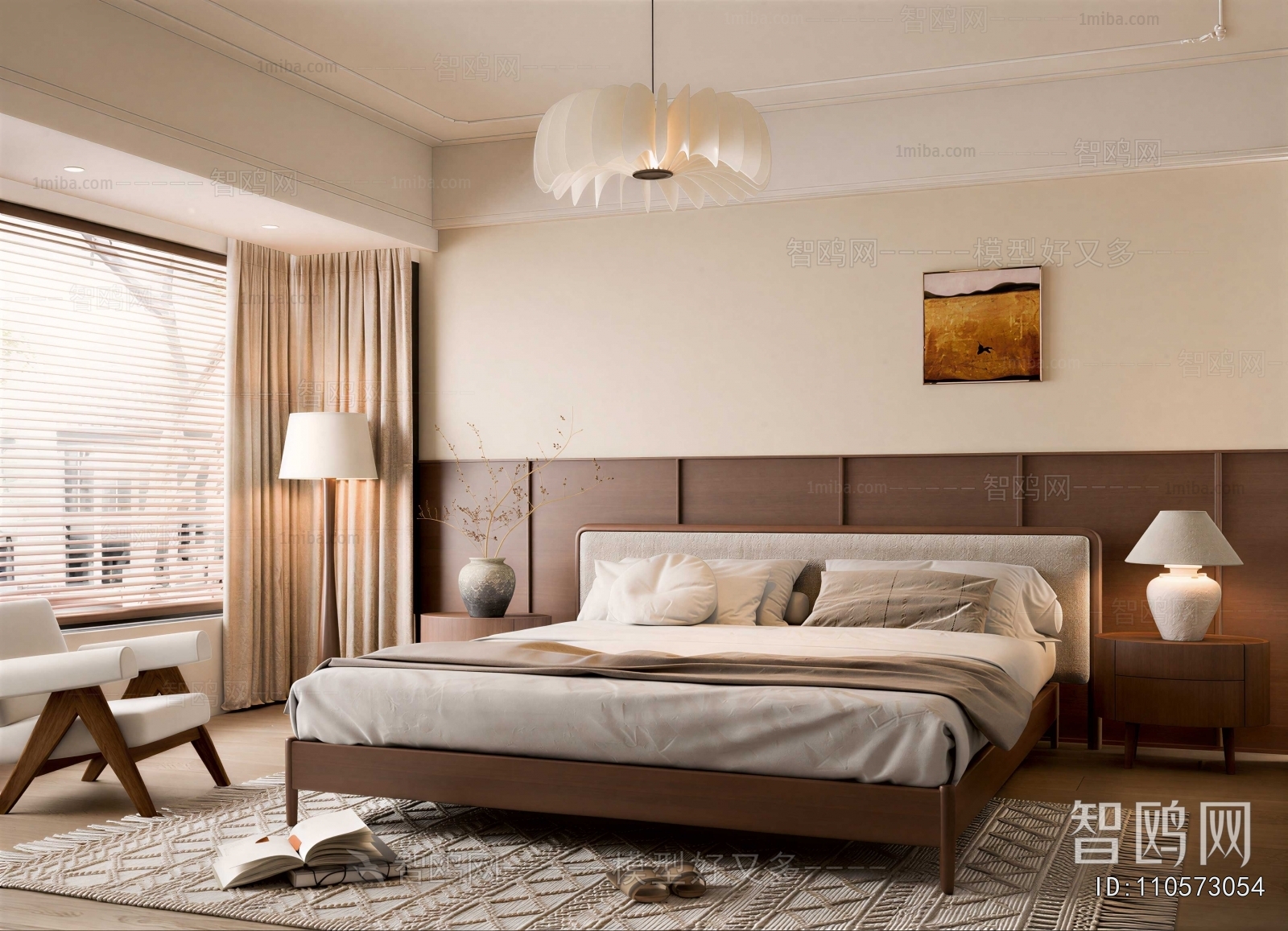 Wabi-sabi Style Bedroom