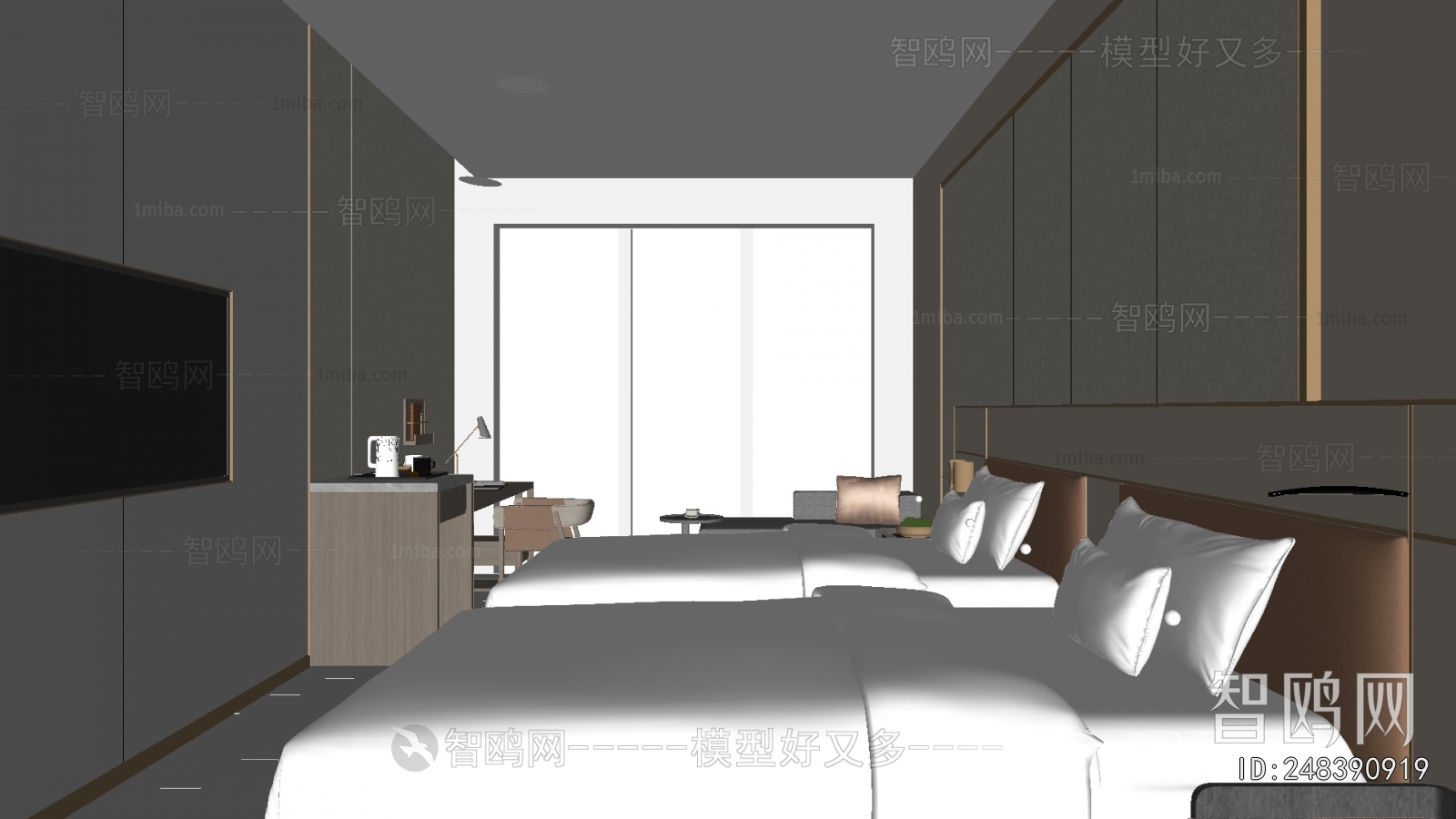 Modern Guest Room