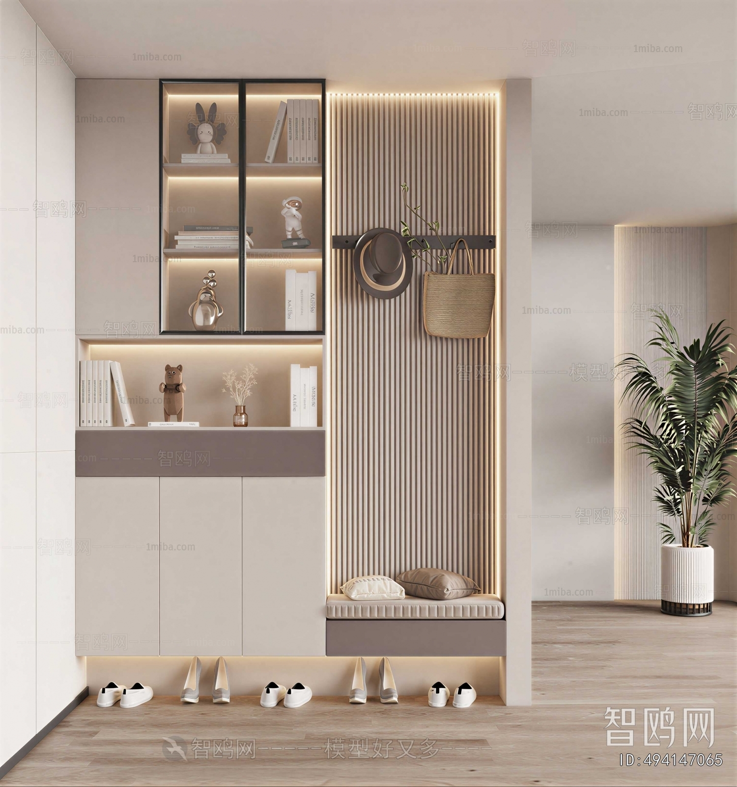 Modern Shoe Cabinet