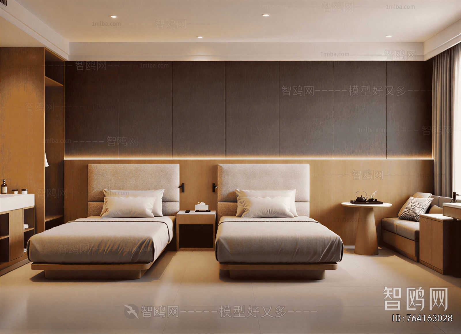 Modern Guest Room