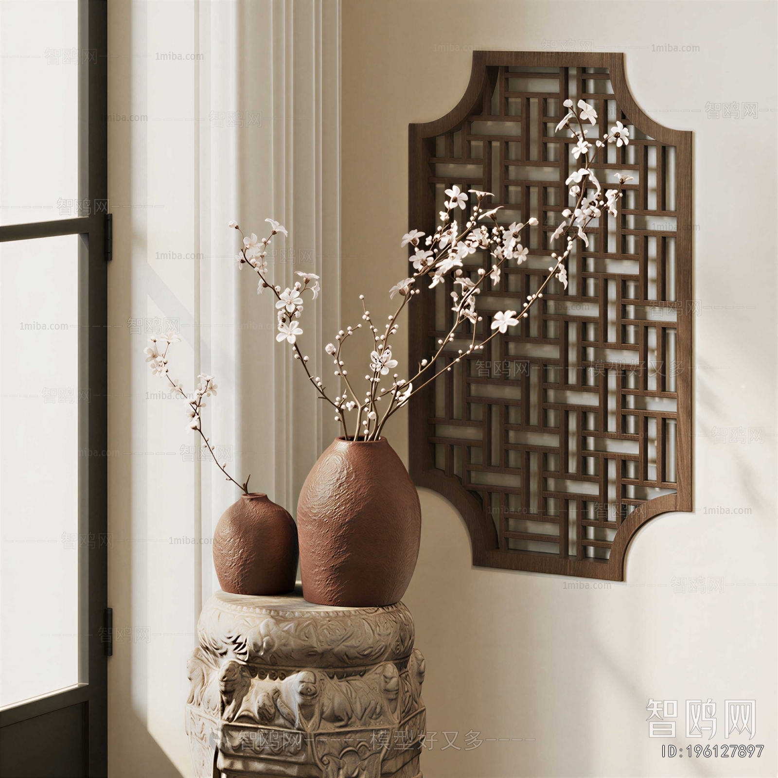 New Chinese Style Flower Arrangement