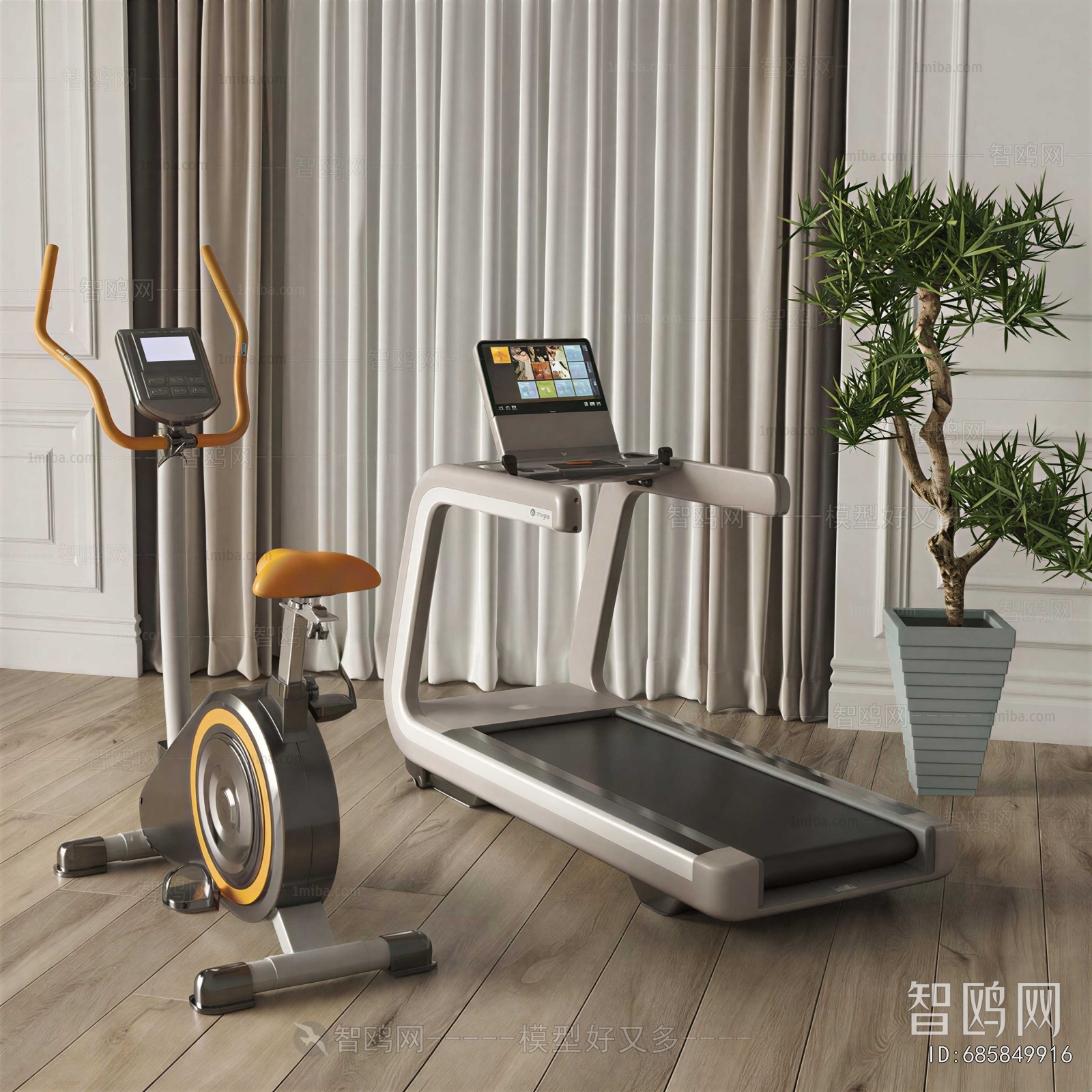 Modern Fitness Equipment